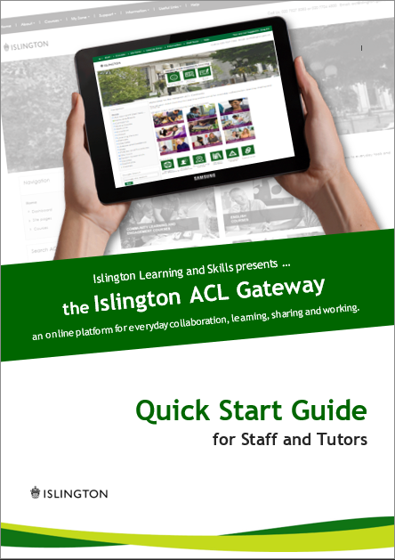 User guide for staff and tutors